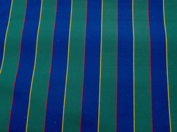 Stoff Liegestuhl Streifen grün-blau