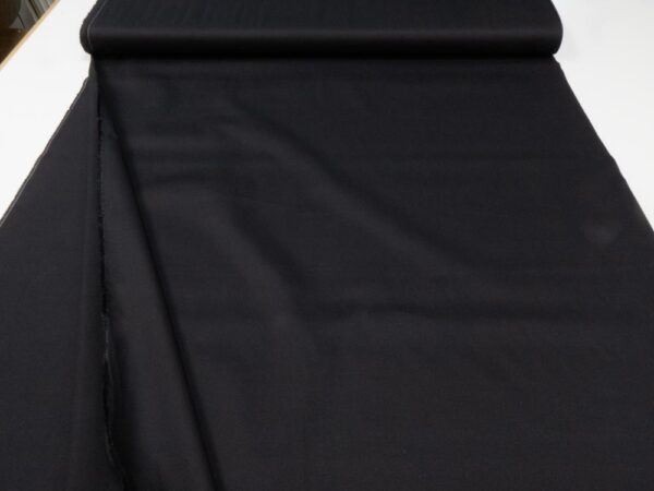 Stoff Gabardine Astor Reatt. Sanfor schwarz – Bild 3