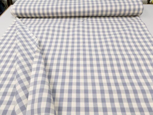 Stoff Tov. Carre Karo 16mm creme-grau – Bild 3