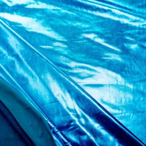 Stoff Metalic Elasthan türkis