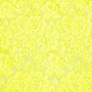 Stoff Pizzo elast. Gemini Pezze neon Spitze