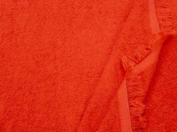 Stoff Frottee Spugna Cotone Rosso – Bild 2
