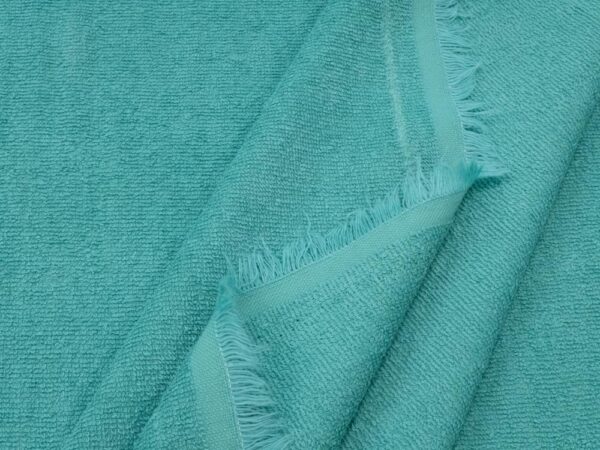 Stoff Frottee Spugna Cotone Verde – Bild 2