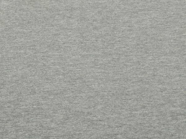 Stoff Baumwolljersey Elide aufgeraut mittelgrau meliert