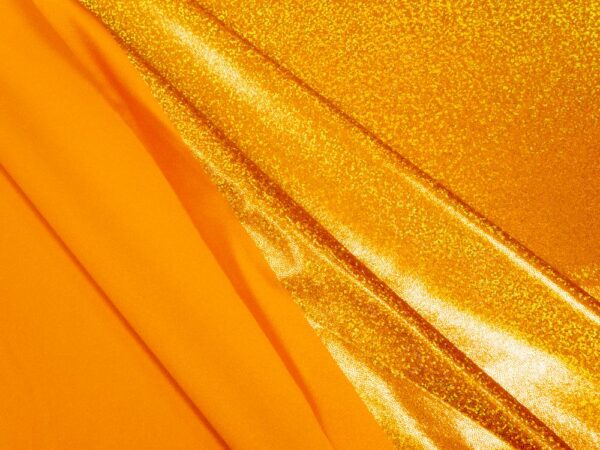 Stoff Licra sugar orange-gold – Bild 2