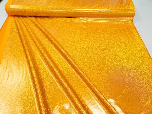 Stoff Licra sugar orange-gold – Bild 4