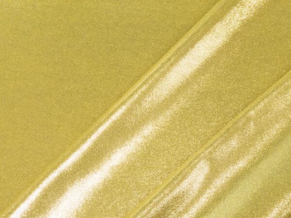 Stoff Lycra shiny Honey gold
