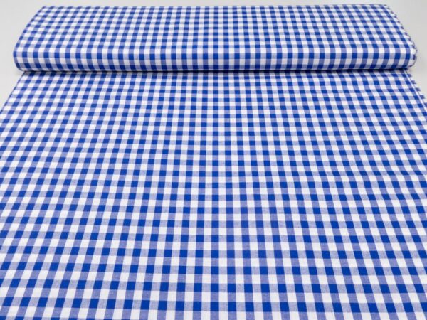Stoff BW Vichy blau-weiss 11x11 – Bild 3
