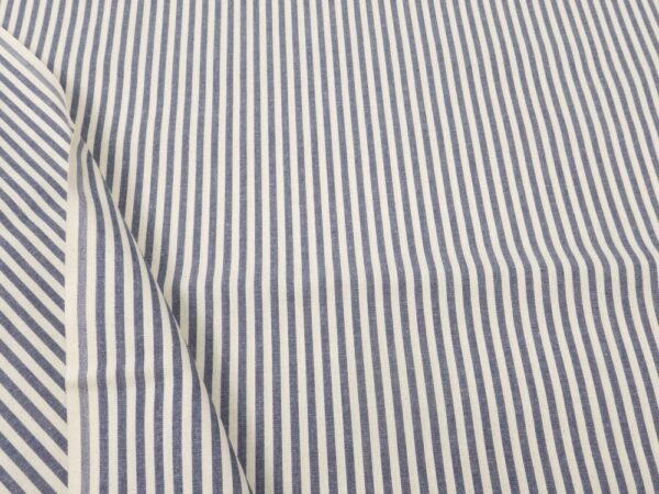 Stoff Tov. Tirolo Streifen 5mm creme-blau