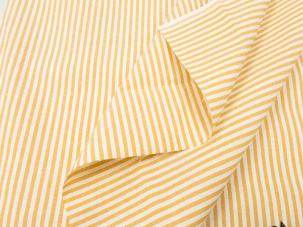 Stoff Tov. Tirolo Streifen 5mm creme-senfgelb – Bild 2