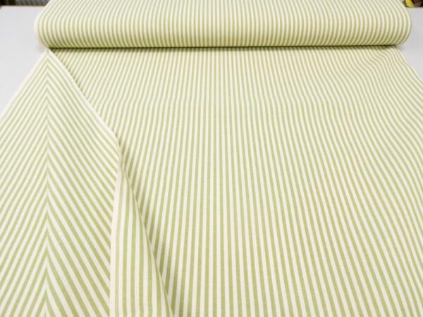 Stoff Tov. Tirolo Streifen 5mm creme-kiwigrün – Bild 3