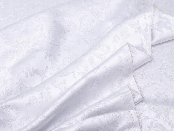 Stoff Navidas Lame Jacquard silber – Bild 2