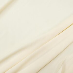 Stoff Seide Krepp de Chine  Bleached Sand