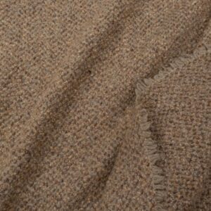 Stoff Kaschmir Fantasieboucle Braungrau R.Lauren