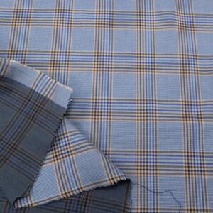Stoff BW Fantasy Glencheck blau