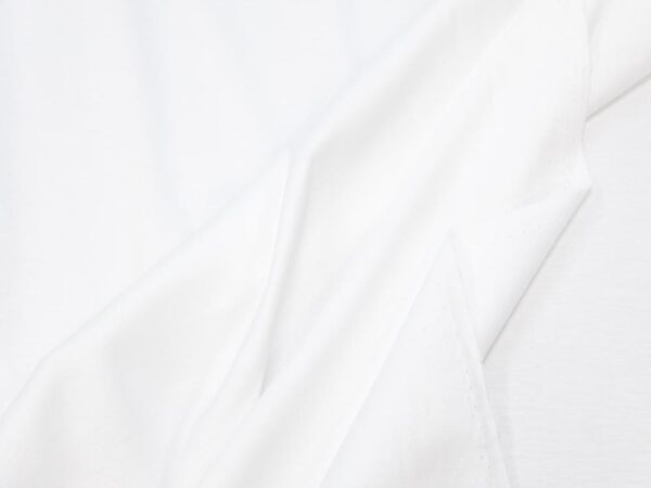 Stoff Interlock T Shirt weiss – Bild 2