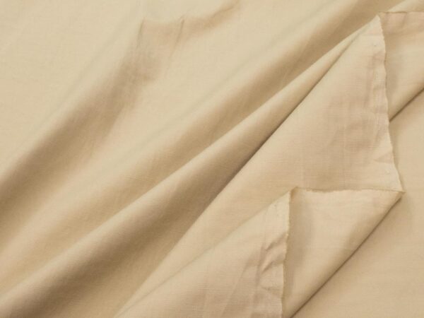 Stoff Fake Linen Blazer Creme brulee – Bild 2
