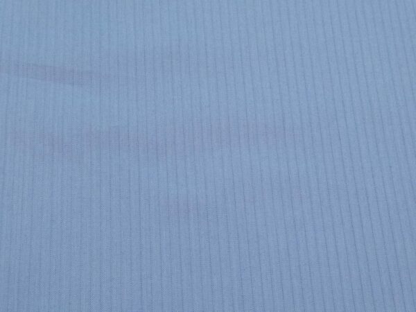 Stoff Baumwolle Streifen Fischgrat ton in ton Blue Shadow