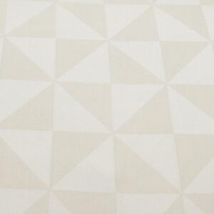 Stoff Jacquard Viskose Dreiecke Peyote beige