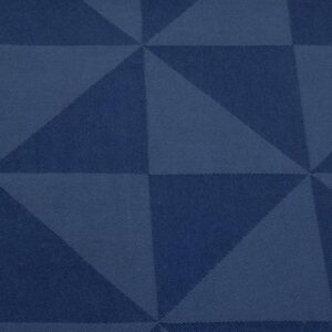 Stoff Jacquard Viskose Dreiecke Key Largo blue