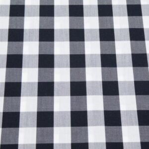 Stoff Baumwolle Vichy XL schwarz-weiss