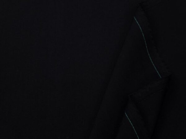 Stoff Wollgabardine schwarz it. – Bild 2