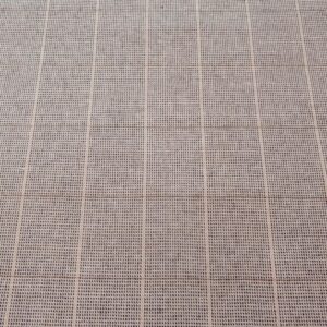 Stoff Wolle Italien Karo 1930 beige in beige