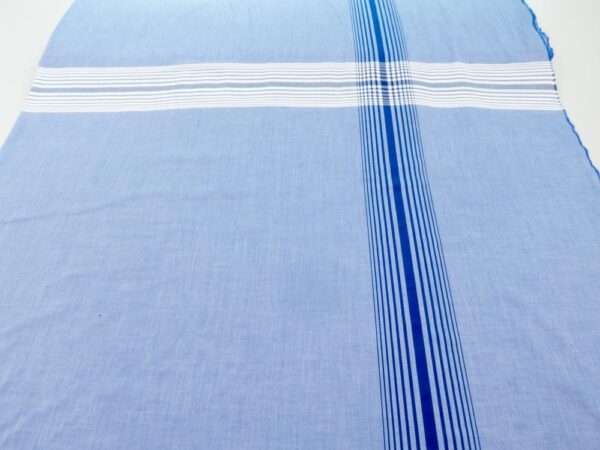 Stoff Pannello blau Streifen 165cm – Bild 3