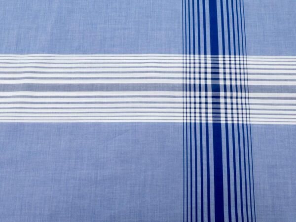 Stoff Pannello blau Streifen 165cm