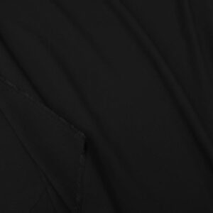 Stoff Viskose-Wolle Gabardine YURI schwarz