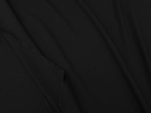 Stoff Viskose-Wolle Gabardine YURI schwarz