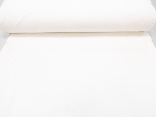 Stoff Cord weich gebrochenes weiss – Bild 3