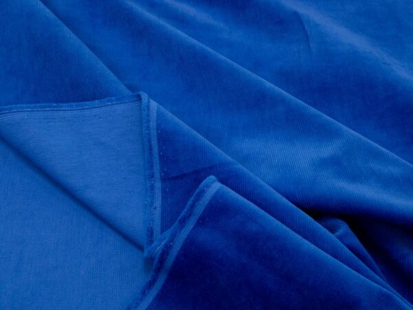 Stoff BW FeinCord weich Lapis Blue – Bild 2