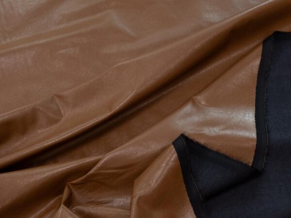 Stoff Kunstleder Toroise Shell brown – Bild 2