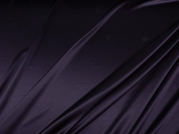 Stoff Seidensatin midweight purple – Bild 2