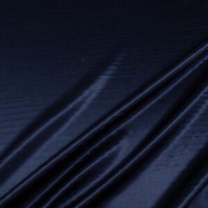 Stoff Seidensatin midweight navy Blazer