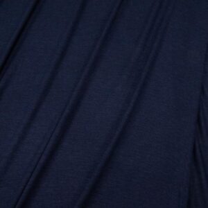 Stoff Jersey Wolle-Lyocell dunkelblau