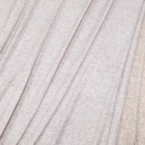 Stoff Jersey Wolle-Lyocell graubeige meliert