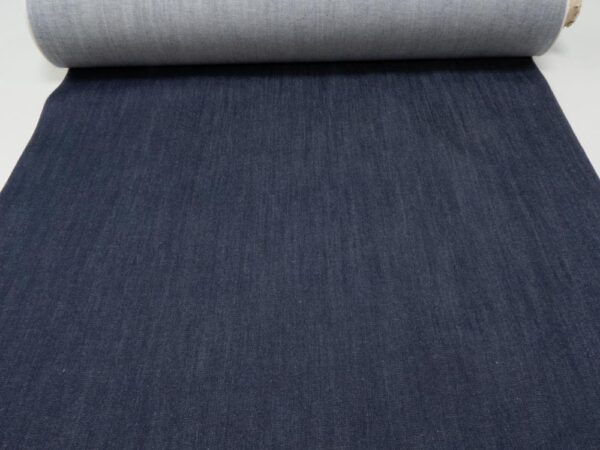 Stoff Selvedge Jap. Stretch nachtblau Webkante rotweiss – Bild 4