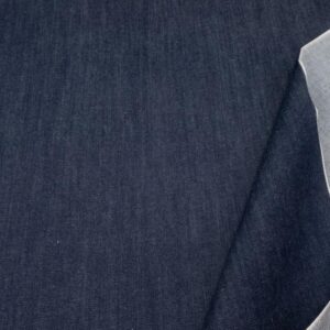 Stoff Selvedge Jap. Stretch nachtblau Webkante rotweiss