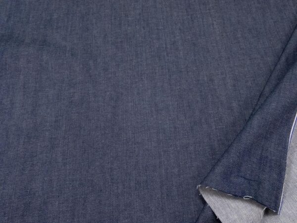 Stoff Selvedge Jap. Stretch dunkelblau Webkante blauweiss