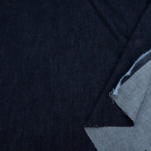 Stoff Denim soft & dark nachblau