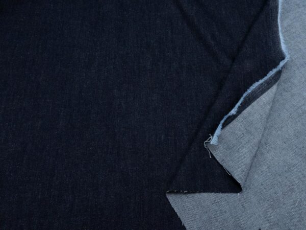 Stoff Denim soft & dark nachblau