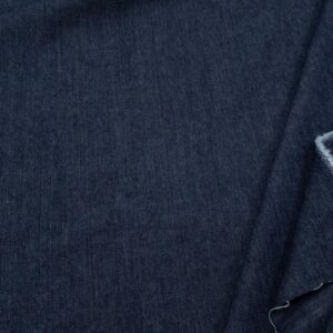 Stoff Fake Denim - Leinwandbindung blau meliert