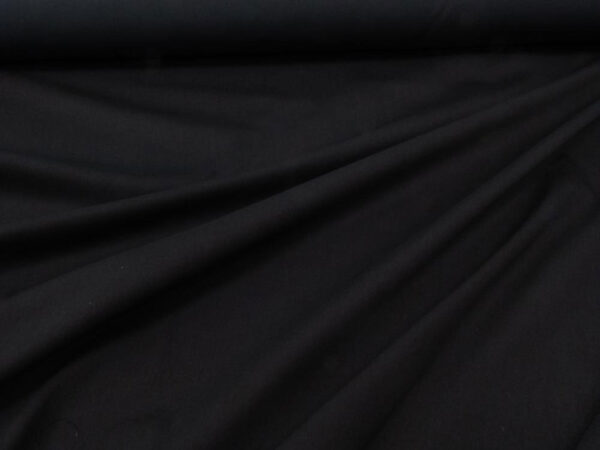 Stoff Denim stretch & soft schwarz mit Blaustich – Bild 2
