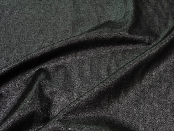 Stoff Leinen silber-schwarz
