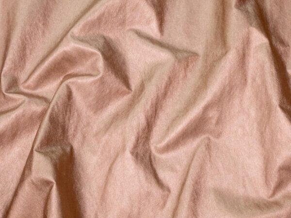 Stoff Kunstleder dünn kupferrosa