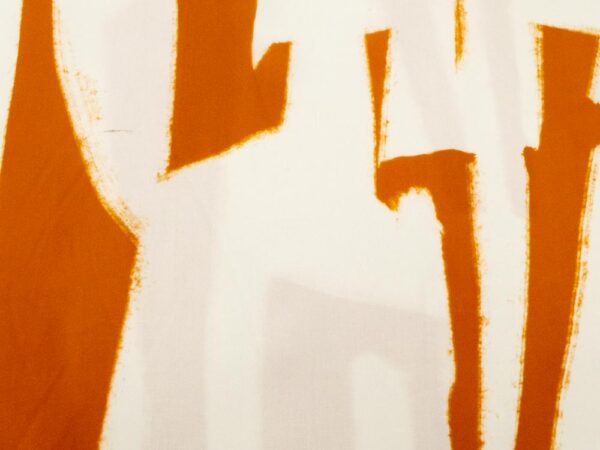 Stoff Viskose Graphika XL rost-creme