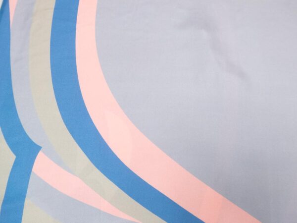 Stoff Seide Art Deco Pastell Rapport 169cm