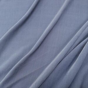 Stoff Samt Seide_Viskose graublau